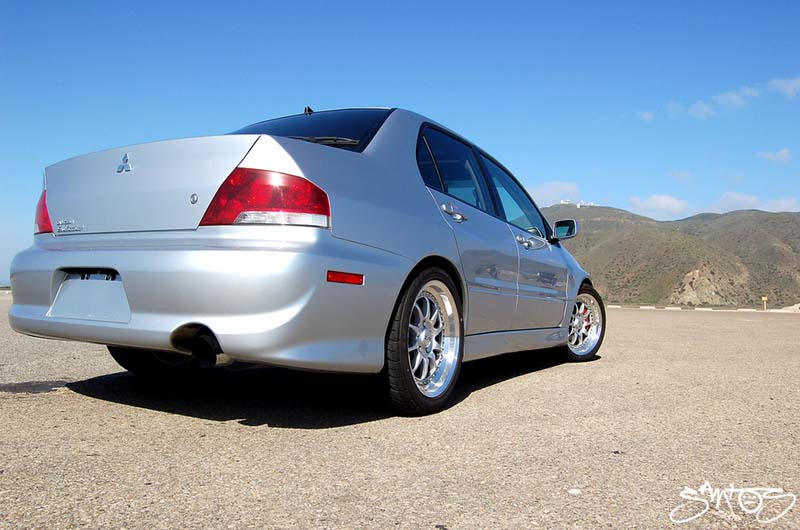 photo 2 Mitsubishi Lancer Evolution custom wheels Blitz 01 17x9.0, ET +22, tire size 255/40 R17. 17x9.0 ET+38 