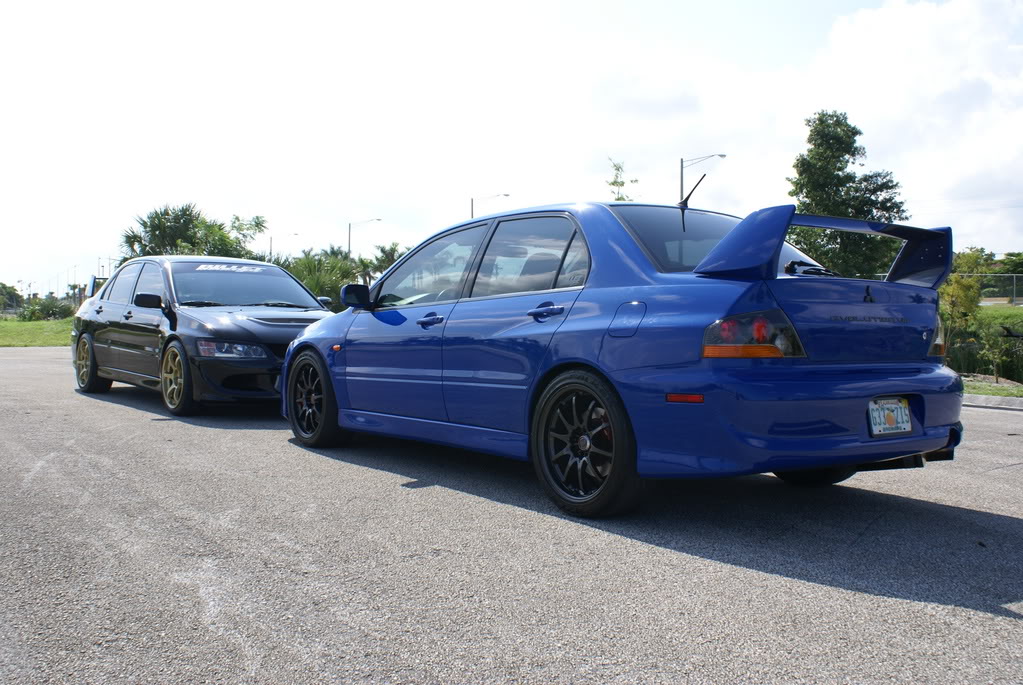 photo 1 Mitsubishi Lancer Evolution custom wheels Volk CE28N 18x8.5, ET +30, tire size 245/40 R18. x ET 
