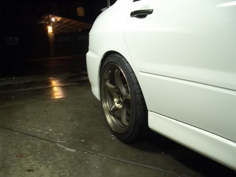 photo 4 Mitsubishi Lancer Evolution custom wheels 5Zigen 18x9.5, ET +35, tire size 275/35 R18. x ET