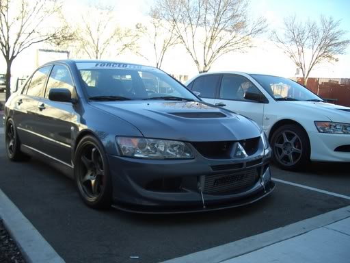 photo 7 Mitsubishi Lancer Evolution custom wheels 5Zigen 18x9.5, ET +35, tire size 275/35 R18. x ET