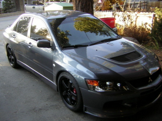 photo 2 Mitsubishi Lancer Evolution custom wheels Axis Super Hiro 18x8.5, ET +35, tire size 240/45 R18. x ET
