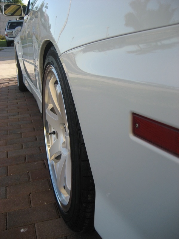 photo 5 Mitsubishi Lancer Evolution custom wheels GP Sport Gravity Gullflame 18x8.5, ET +25, tire size 235/40 R18. x ET