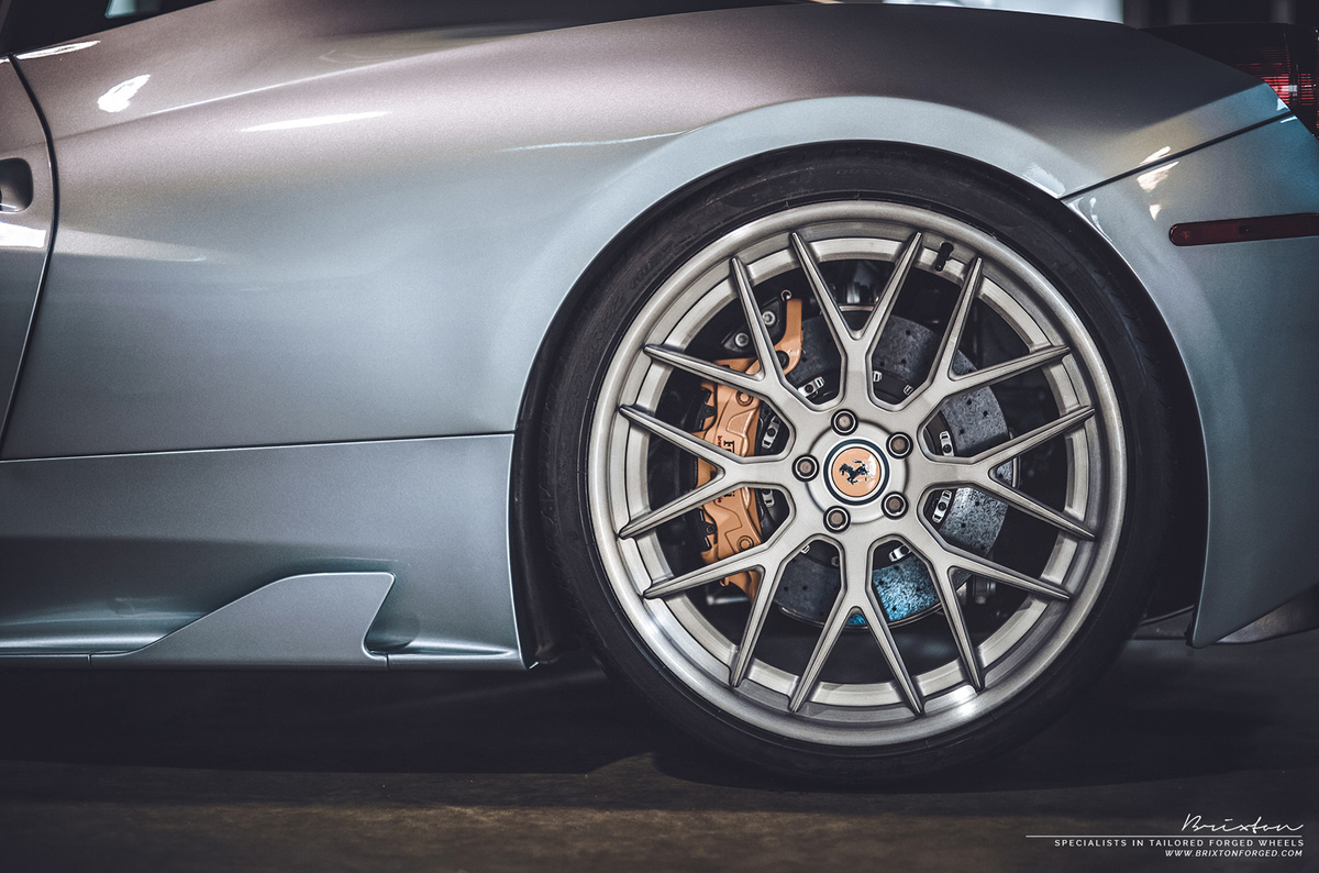 photo 1 Ferrari 458 Speciale custom wheels Brixton CM16 Targa 21x9.5, ET , tire size X R21. 22x12.5 ET 