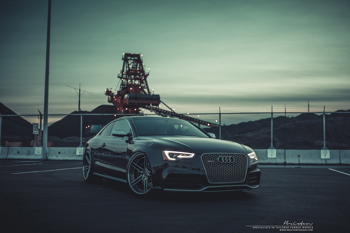photo 2 Audi RS 5 custom wheels Brixton M52 Monaco 21x10.5, ET , tire size X R21. x ET 