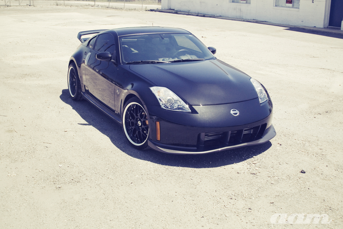 photo 1 Nissan 350Z custom wheels Rays Engineering Volk Racing SF Winning 19x9.5, ET +19, tire size 255/30 R19. 19x10.5 ET+17 305/30 R19