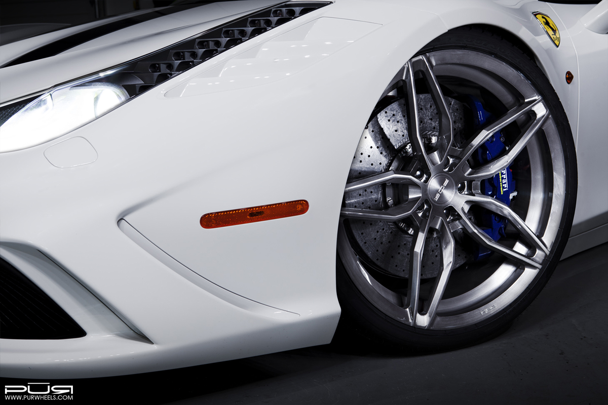 photo 1 Ferrari 458 Speciale custom wheels PUR RS23 21x9.0, ET , tire size X R21. 22x12.0 ET 