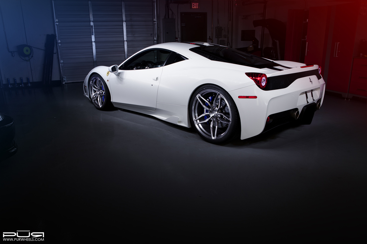 photo 2 Ferrari 458 Speciale custom wheels PUR RS23 21x9.0, ET , tire size X R21. 22x12.0 ET 