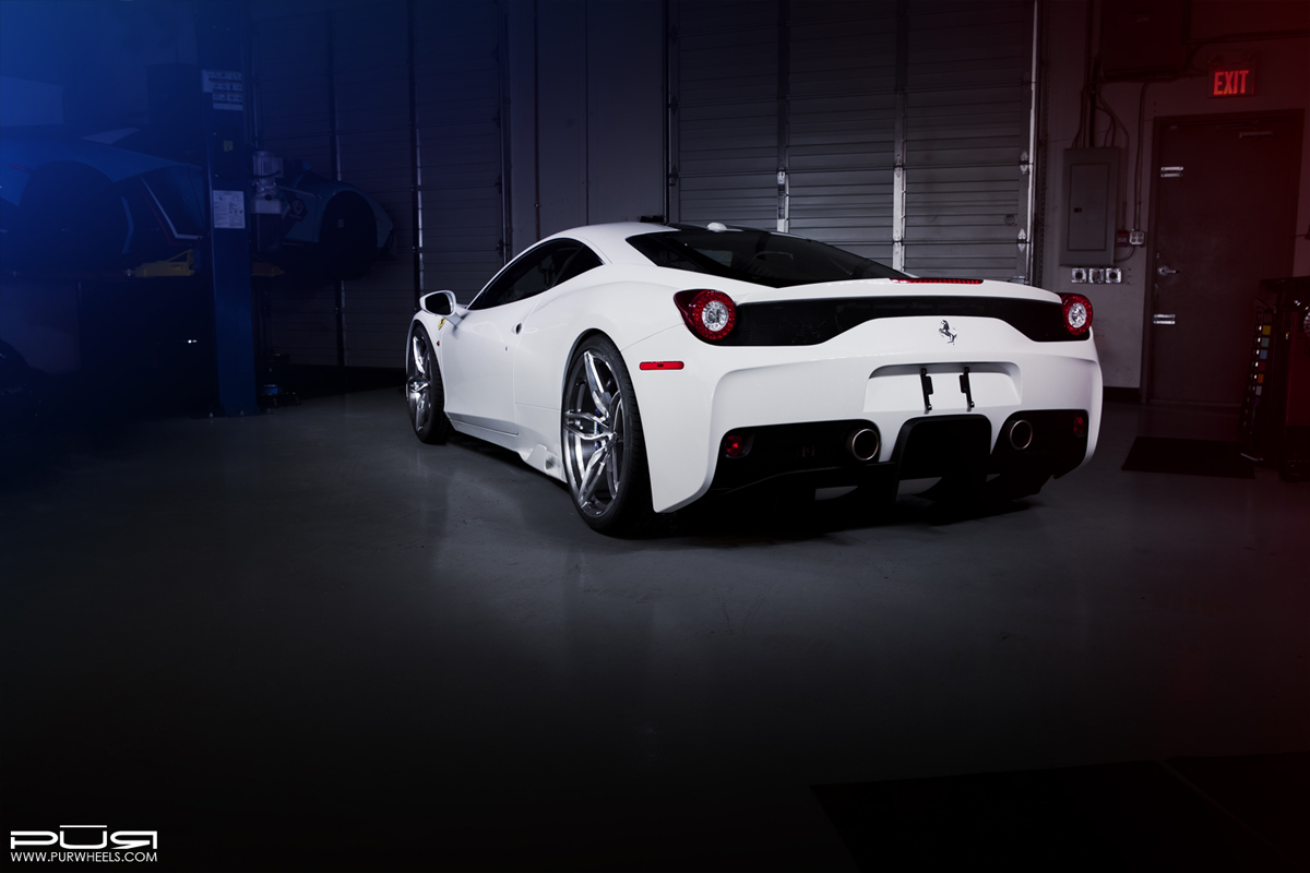 photo 4 Ferrari 458 Speciale custom wheels PUR RS23 21x9.0, ET , tire size X R21. 22x12.0 ET 