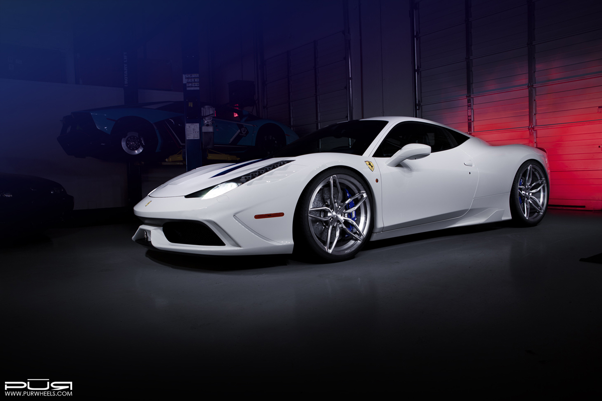 photo 5 Ferrari 458 Speciale custom wheels PUR RS23 21x9.0, ET , tire size X R21. 22x12.0 ET 