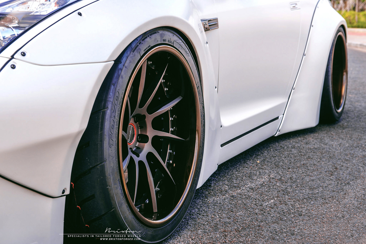 photo 1 Nissan GT-R custom wheels Brixton R10D Monaco 20x11.0, ET , tire size X R20. 20x12.0 ET 
