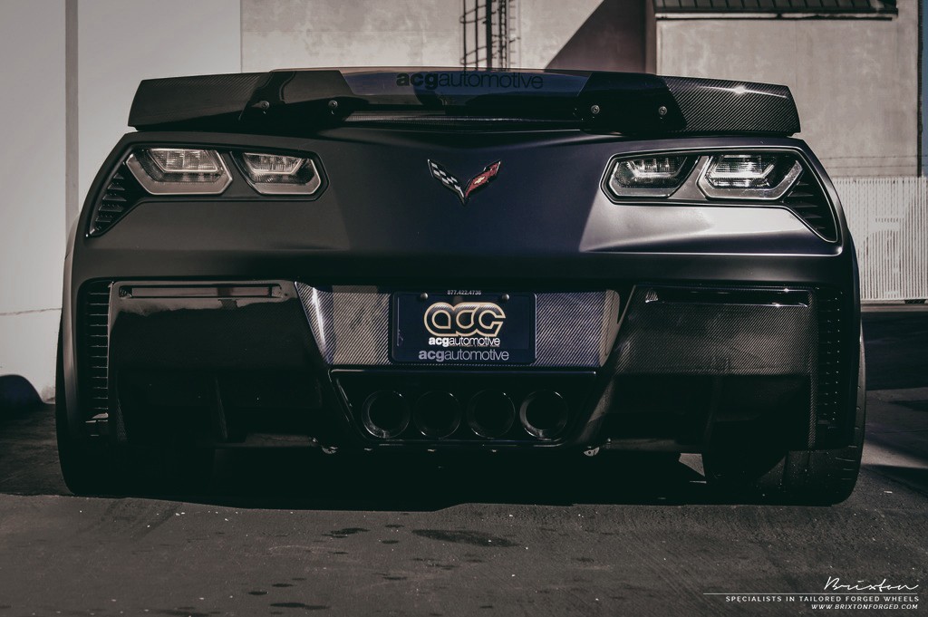 photo 2 Chevrolet Corvette custom wheels Brixton M53 19x10.0, ET , tire size X R19. 20x12.0 ET 