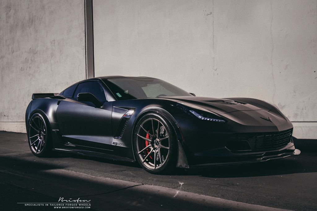 photo 4 Chevrolet Corvette custom wheels Brixton M53 19x10.0, ET , tire size X R19. 20x12.0 ET 