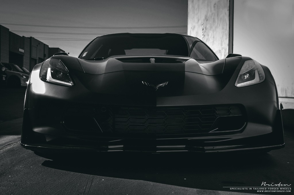 photo 7 Chevrolet Corvette custom wheels Brixton M53 19x10.0, ET , tire size X R19. 20x12.0 ET 