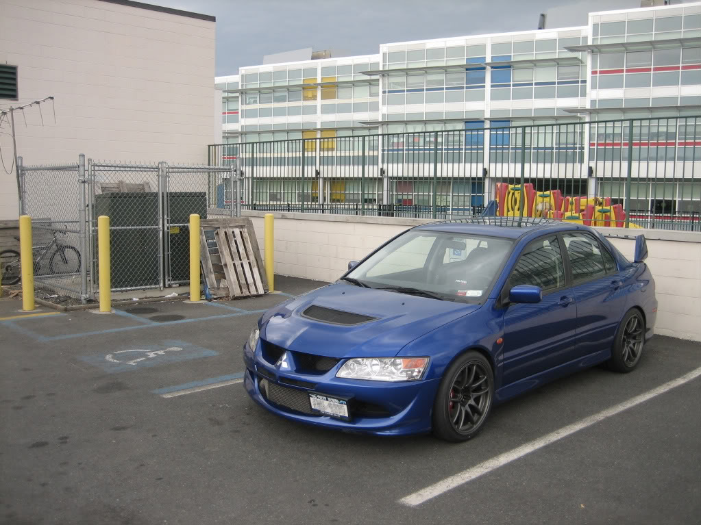 photo 2 Mitsubishi Lancer Evolution custom wheels Work 18x9.5, ET +20, tire size 255/35 R18. 18x9.5 ET+30