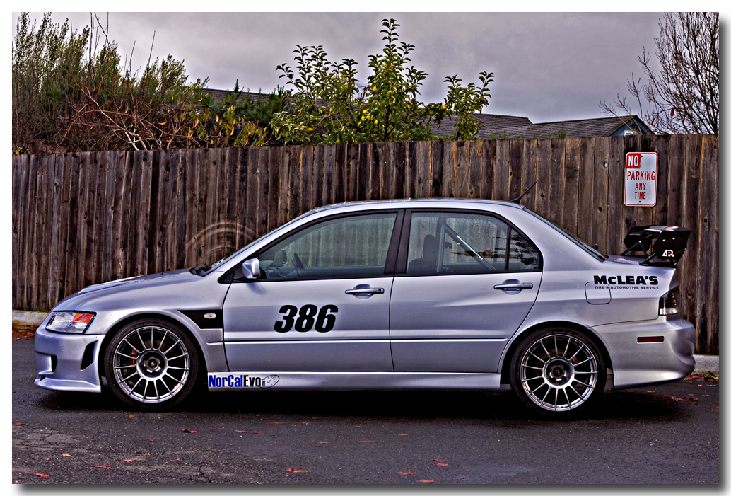 photo 1 Mitsubishi Lancer Evolution custom wheels Enkei RC-T4 SBC 18x9.5, ET +30, tire size X R18. x ET