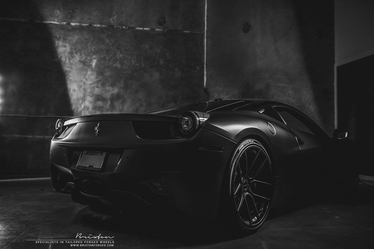 photo 7 Ferrari 458 Italia custom wheels Brixton CM5 Targa 21x9.5, ET , tire size X R21. 22x12.0 ET 