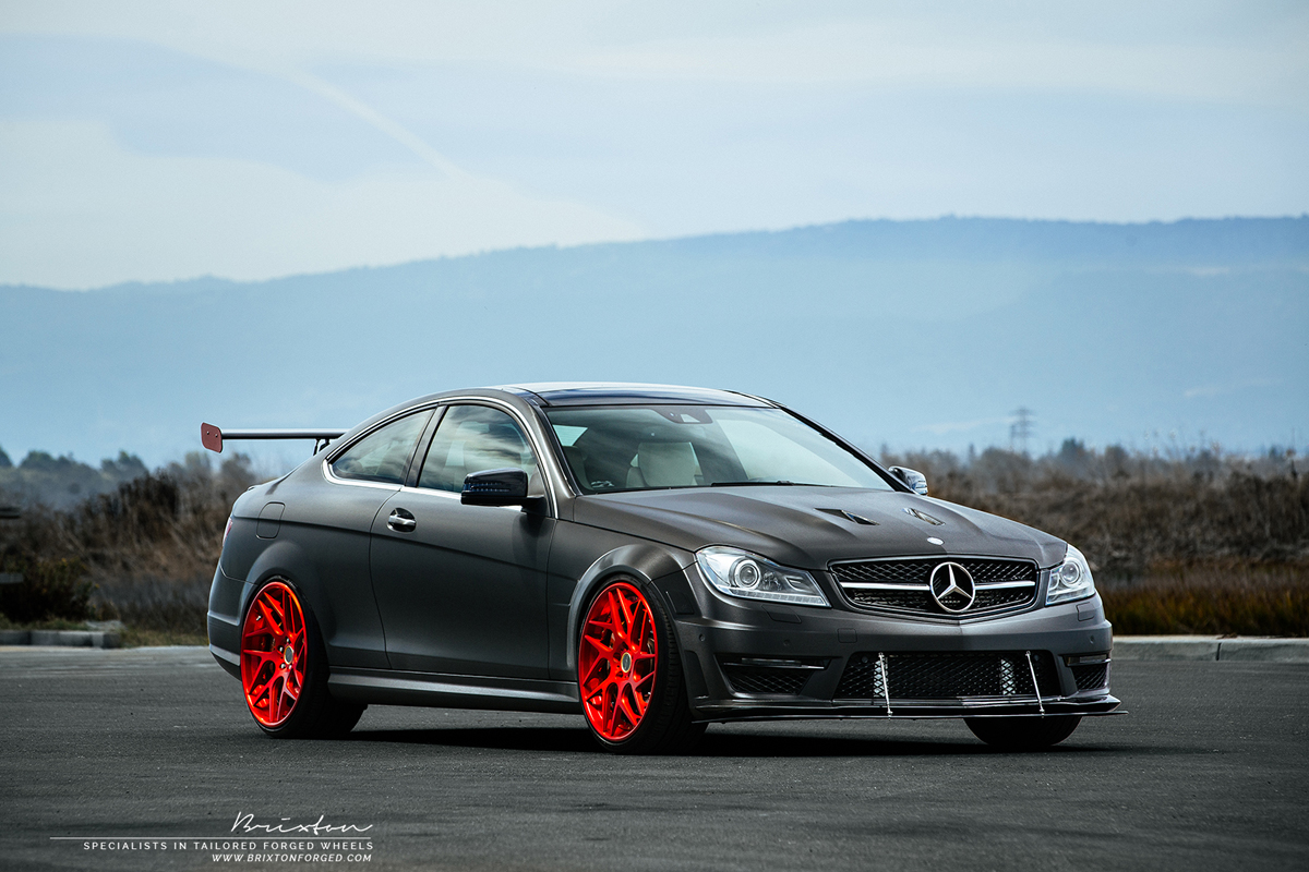 photo 2 Mercedes-Benz AMG C custom wheels Brixton CM7 Targa 20x9.0, ET , tire size X R20. 20x10.5 ET 