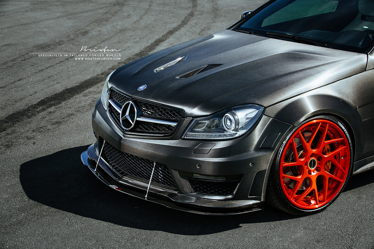 photo 8 Mercedes-Benz AMG C custom wheels Brixton CM7 Targa 20x9.0, ET , tire size X R20. 20x10.5 ET 