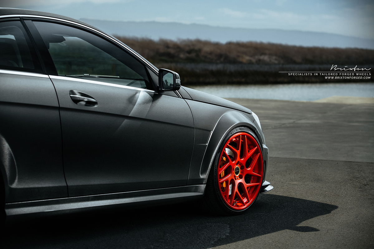 photo 9 Mercedes-Benz AMG C custom wheels Brixton CM7 Targa 20x9.0, ET , tire size X R20. 20x10.5 ET 