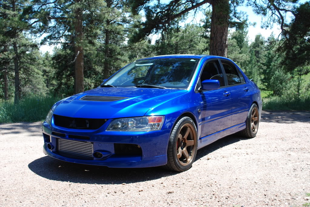 photo 2 Mitsubishi Lancer Evolution custom wheels Rota P45R 17x9.0, ET +25, tire size 255/40 R17. x ET