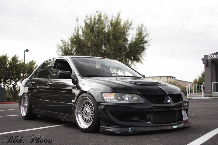 photo 9 Mitsubishi Lancer Evolution custom wheels bbs rs 17x10.0, ET +15, tire size 245/40 R17. x ET 