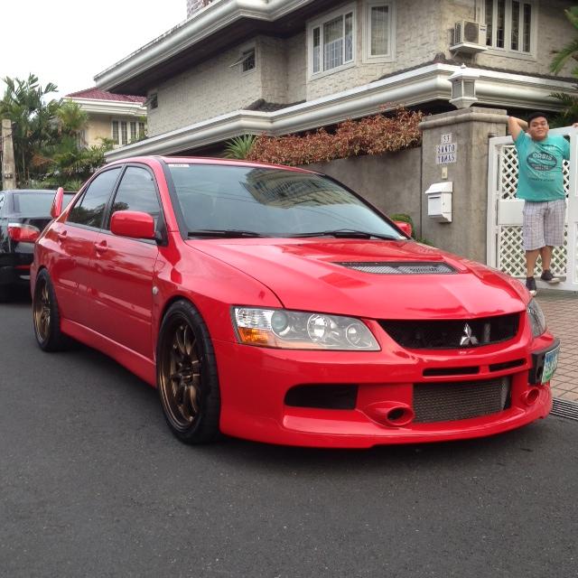 photo 3 Mitsubishi Lancer Evolution custom wheels Volk Racing CE28N 18x9.5, ET +28, tire size 265/35 R18. x ET 