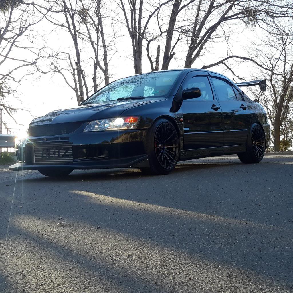 photo 2 Mitsubishi Lancer Evolution custom wheels WedsSport SA-15R 18x9.5, ET +25, tire size 245/40 R18. x ET
