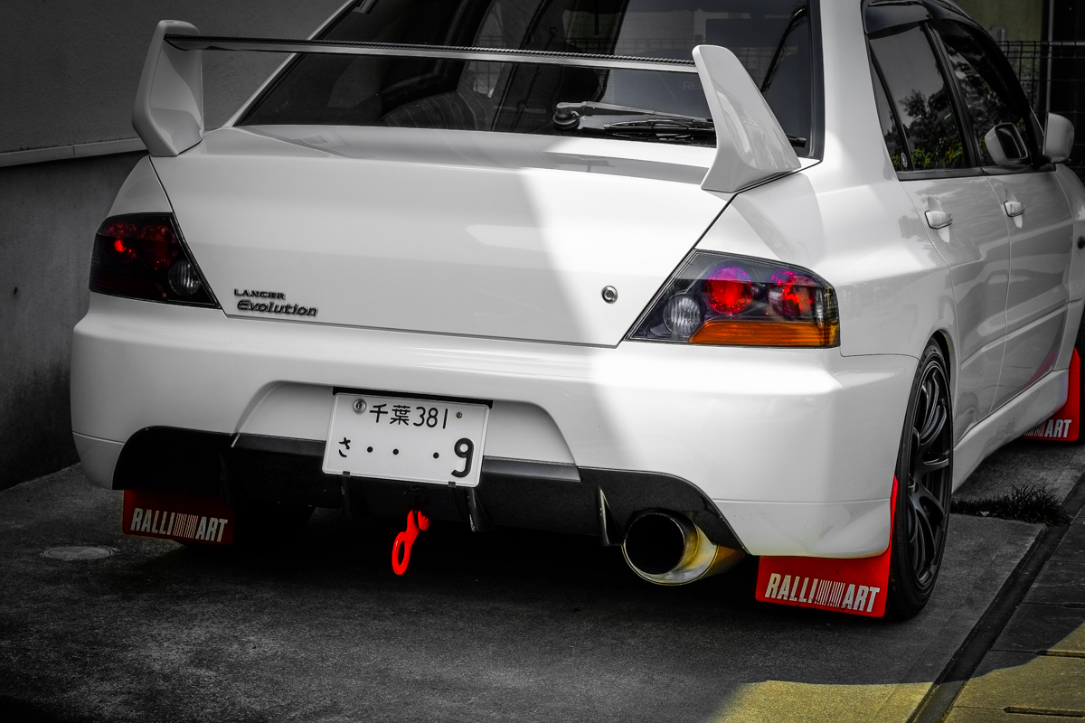 photo 4 Mitsubishi Lancer Evolution custom wheels Advan Racing RSII 18x9.0, ET +35, tire size 245/40 R18. x ET 