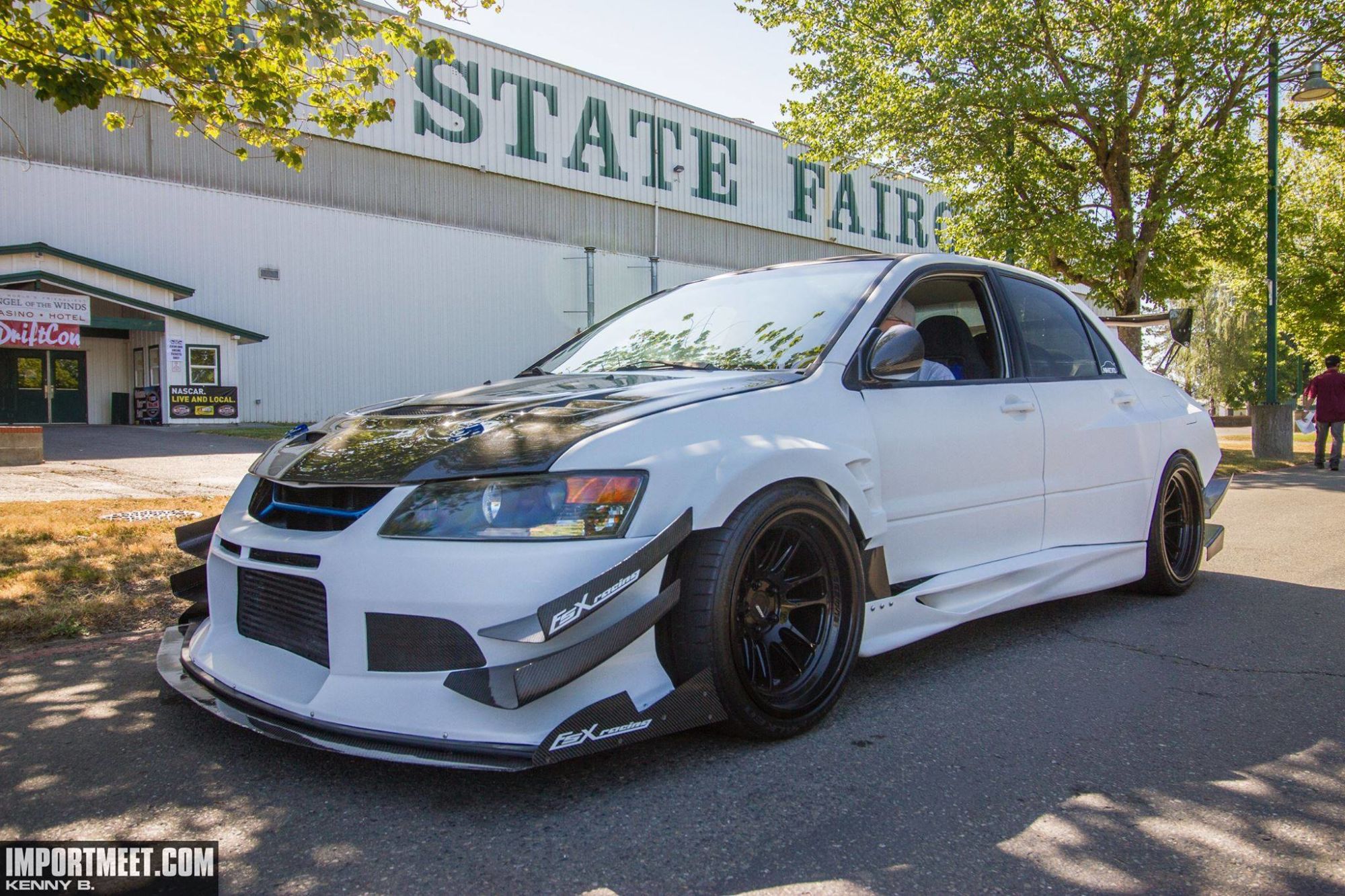 photo 1 Mitsubishi Lancer Evolution custom wheels 18x11.0, ET , tire size 295/ R18. x ET