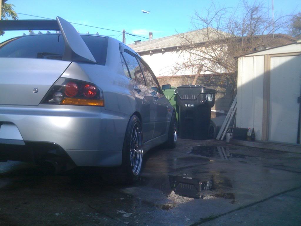 photo 1 Mitsubishi Lancer Evolution custom wheels 17x10.0, ET +18, tire size X R17. 17x10.0 ET+38