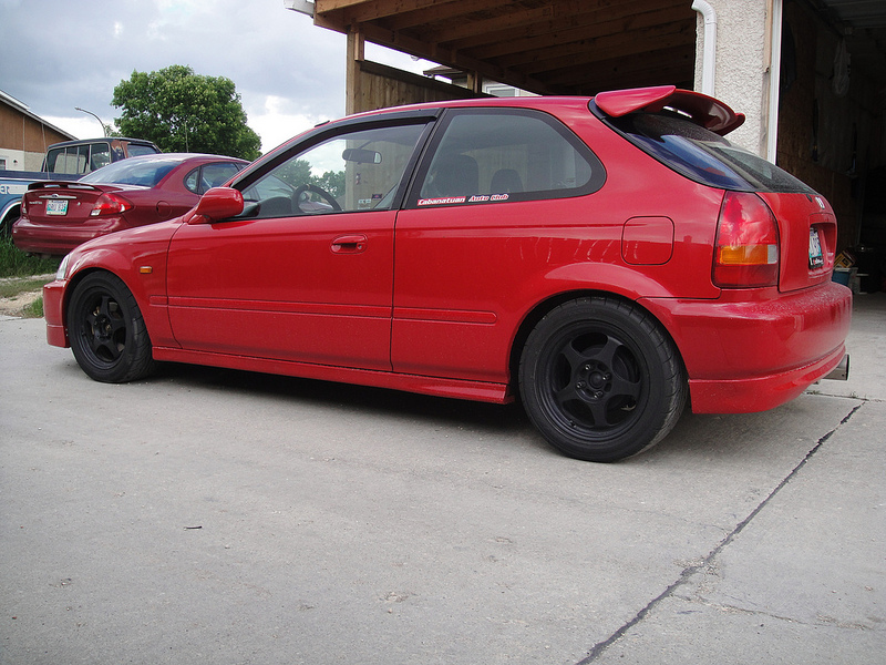photo 1 Honda Civic custom wheels   15x, ET , tire size 205/50 R15. x ET 