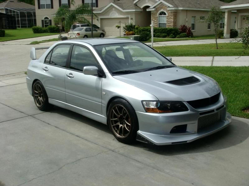 photo 1 Mitsubishi Lancer Evolution custom wheels Work Emotion CR Kai 17x9.0, ET +17, tire size X R17. 17x9.0 ET+28