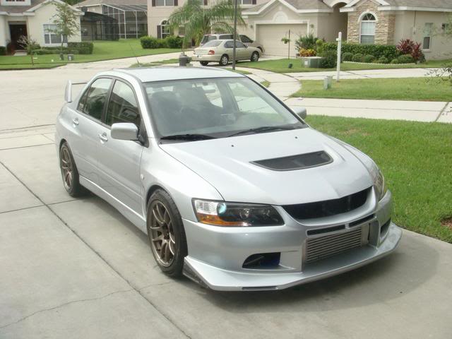 photo 3 Mitsubishi Lancer Evolution custom wheels Work Emotion CR Kai 17x9.0, ET +17, tire size X R17. 17x9.0 ET+28