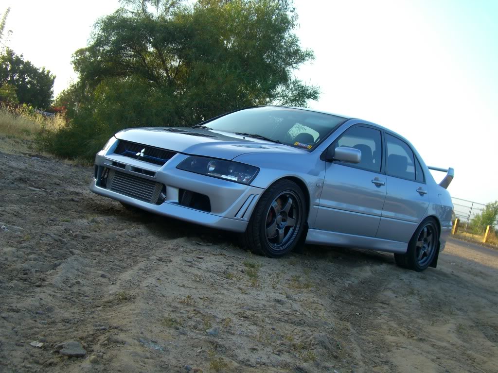 photo 1 Mitsubishi Lancer Evolution custom wheels Rays R01 17x8.0, ET +30, tire size X R17. x ET 