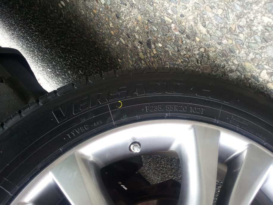 photo 3 Nissan Murano custom wheels 20x, ET , tire size 235/55 R20. x ET