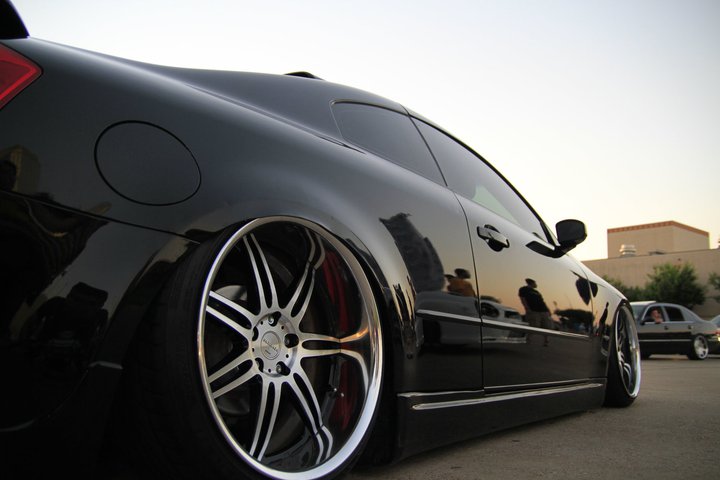 photo 2 Infiniti G35 custom wheels Work Varianza T1s 20x9.5, ET -10, tire size 225/35 R20. 20x10.5 ET-10 255/35 R20