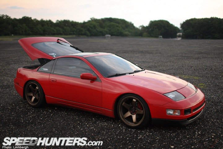 photo 4 Nissan 300ZX 2-seat custom wheels Rota P45R 18x9.5, ET +20, tire size 225/40 R18. x ET 