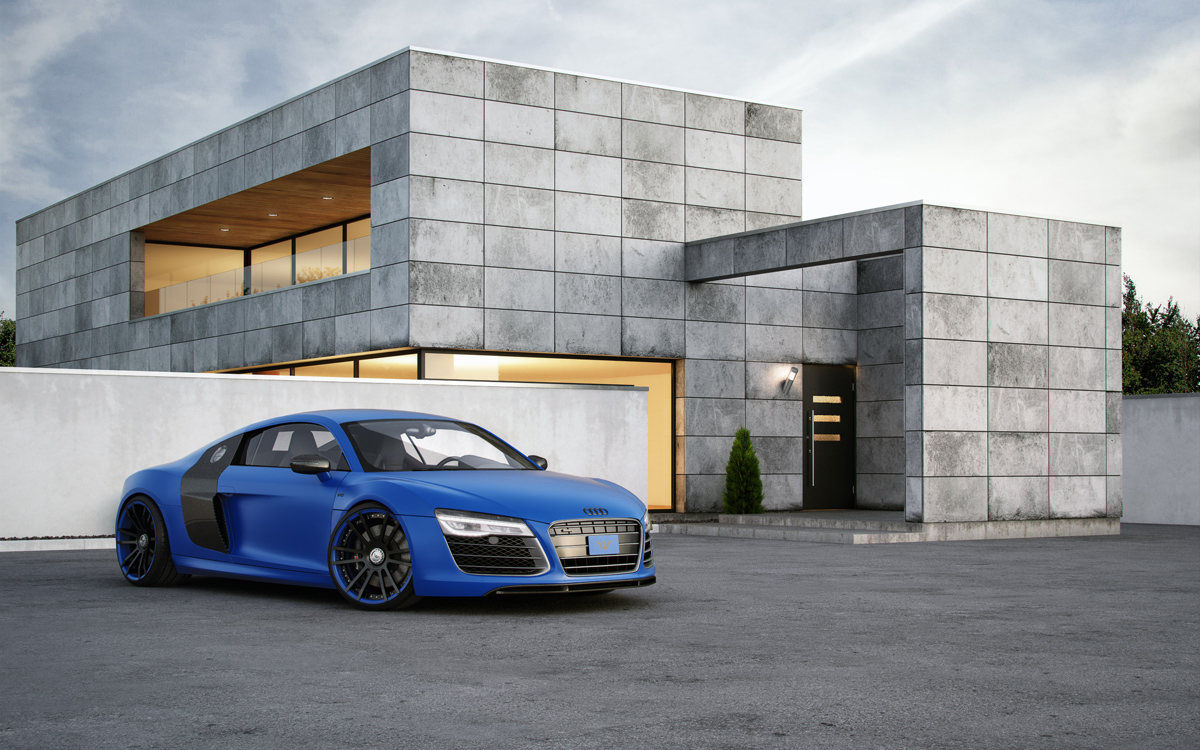 photo 2 Audi R8 custom wheels WheelsandMore F.I.W.E. 20x9.5, ET , tire size 255/30 R20. 20x12.0 ET 305/25 R20