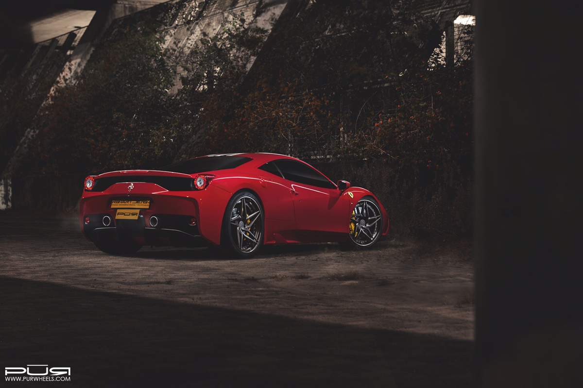 photo 3 Ferrari 458 Speciale custom wheels PUR LX22.V3 21x9.0, ET , tire size X R21. 21x12.0 ET 