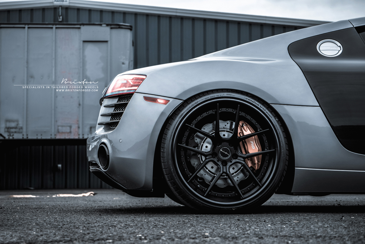 photo 5 Audi R8 custom wheels Brixton CM5 Targa  20x9.0, ET , tire size X R20. 20x12.0 ET 