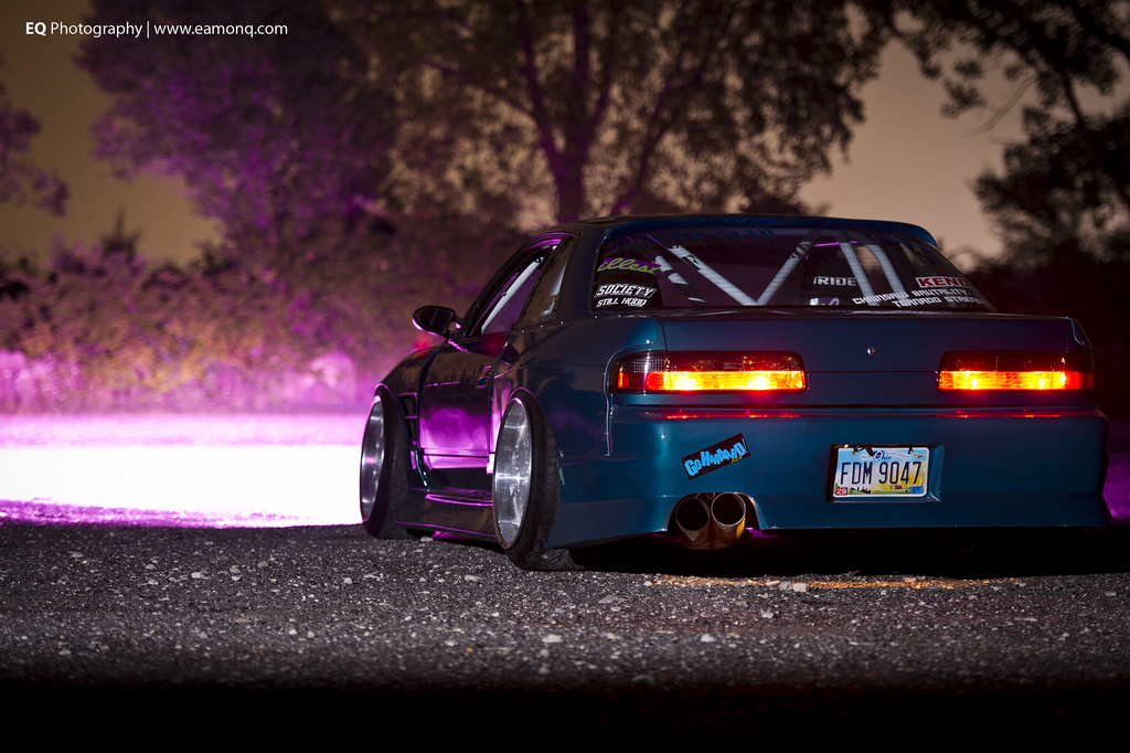 photo 2 Nissan S13 custom wheels Work Emitz 18x10.0, ET -17, tire size 225/40 R18. 18x11.5 ET-24 235/40 R18