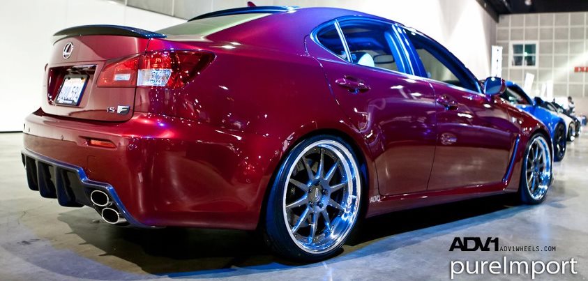 photo 1 Lexus IS-F custom wheels ADV.1 10 Track function 20x9.0, ET , tire size 245/30 R20. 20x11.0 ET 295/25 R20