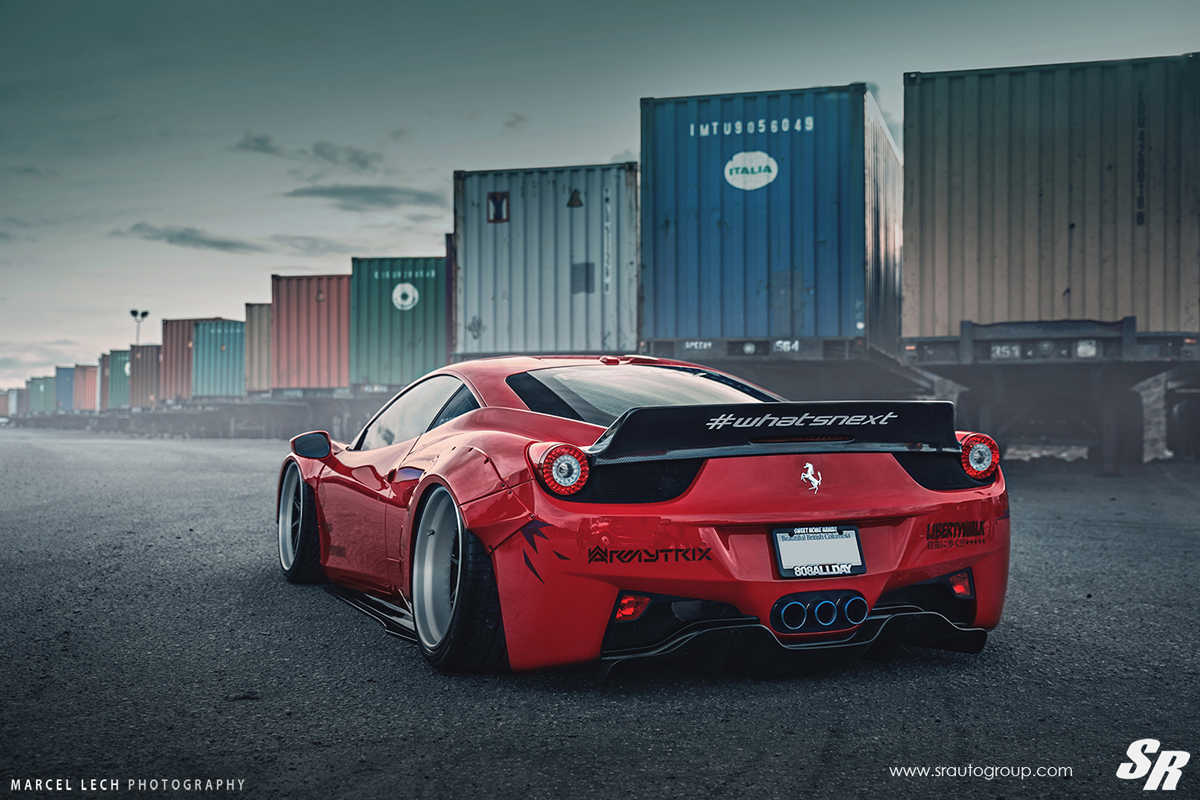 photo 4 Ferrari 458 Italia custom wheels PUR LG08 20x9.0, ET , tire size X R20. 20x12.0 ET 
