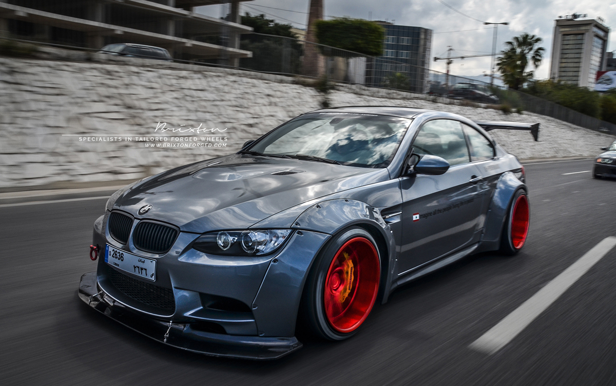 photo 2 BMW M3 custom wheels Brixton CM5 Monaco 19x10.5, ET , tire size X R19. 19x12.5 ET 