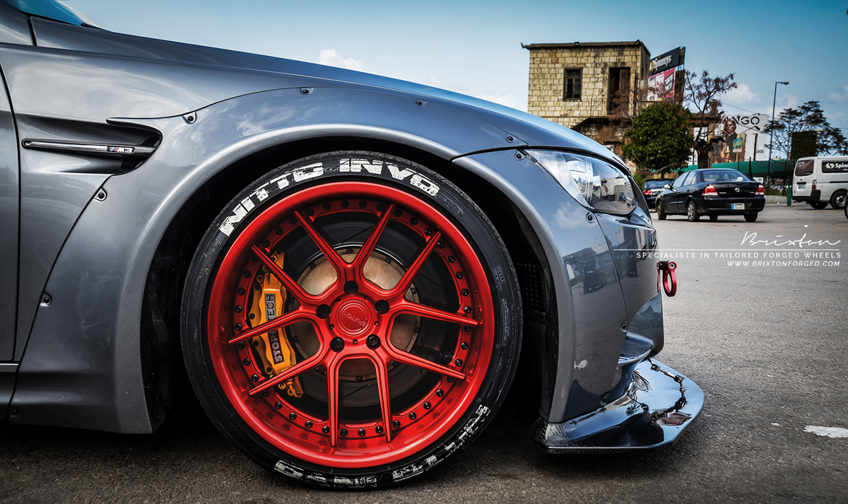 photo 1 BMW M3 custom wheels Brixton CM5 Monaco 19x10.5, ET , tire size X R19. 19x12.5 ET 