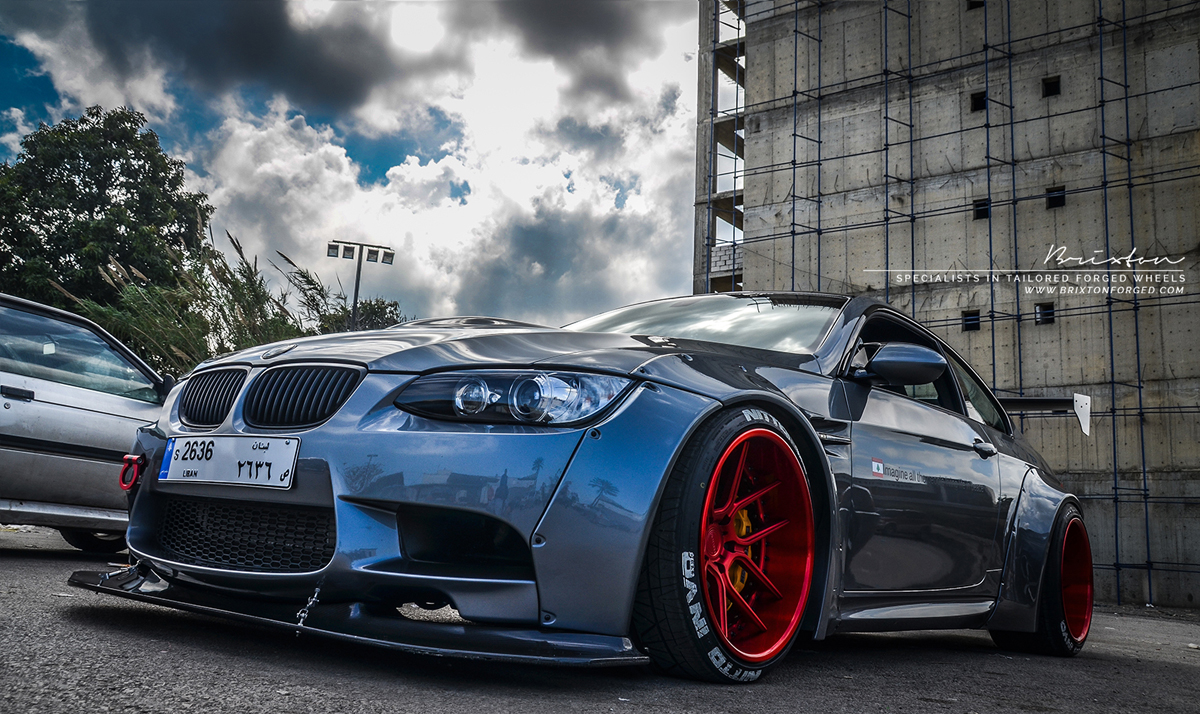 photo 6 BMW M3 custom wheels Brixton CM5 Monaco 19x10.5, ET , tire size X R19. 19x12.5 ET 