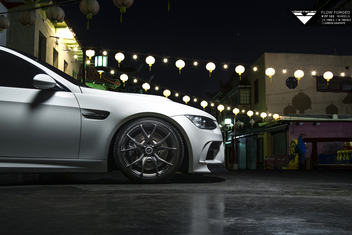 photo 3 BMW M3 custom wheels Vorsteiner VFF-103 19x9.5, ET , tire size X R19. 19x10.5 ET 