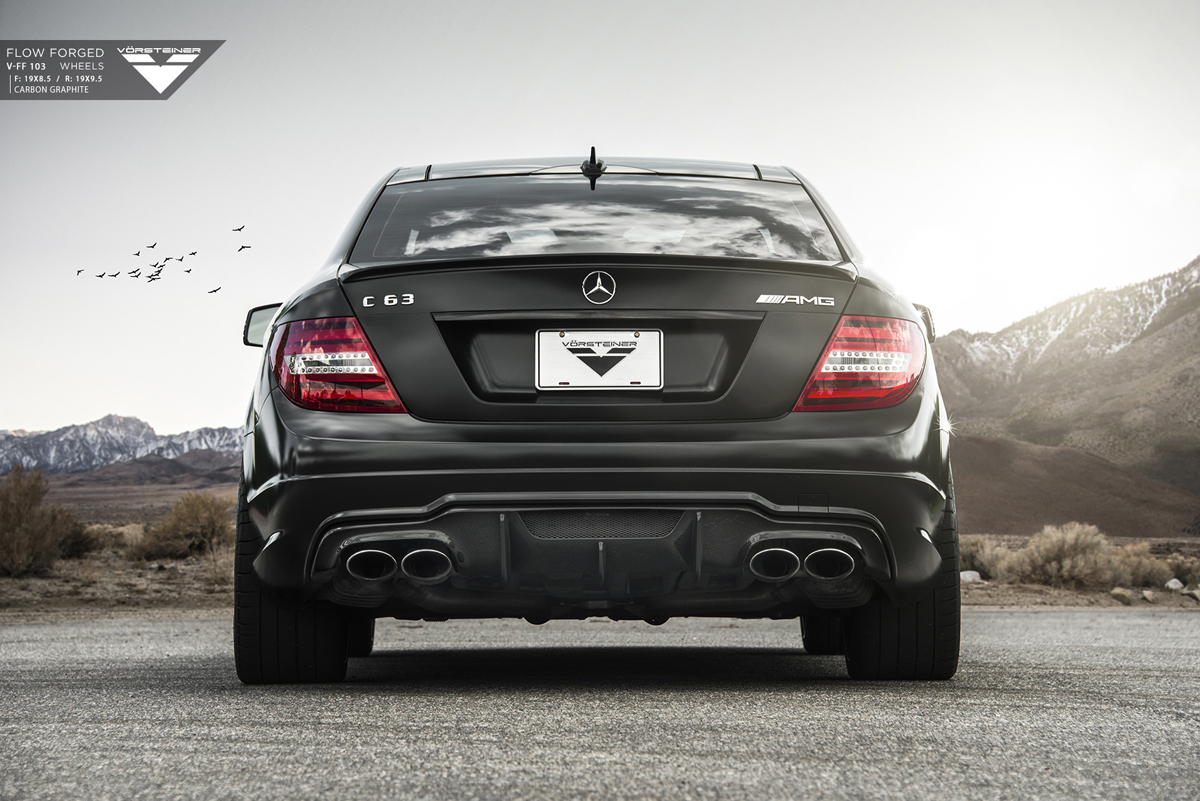 photo 2 Mercedes-Benz AMG C custom wheels Vorsteiner V-FF 103 19x8.5, ET , tire size X R19. 19x9.5 ET 
