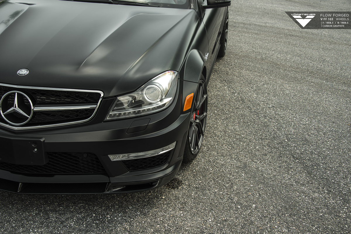 photo 5 Mercedes-Benz AMG C custom wheels Vorsteiner V-FF 103 19x8.5, ET , tire size X R19. 19x9.5 ET 
