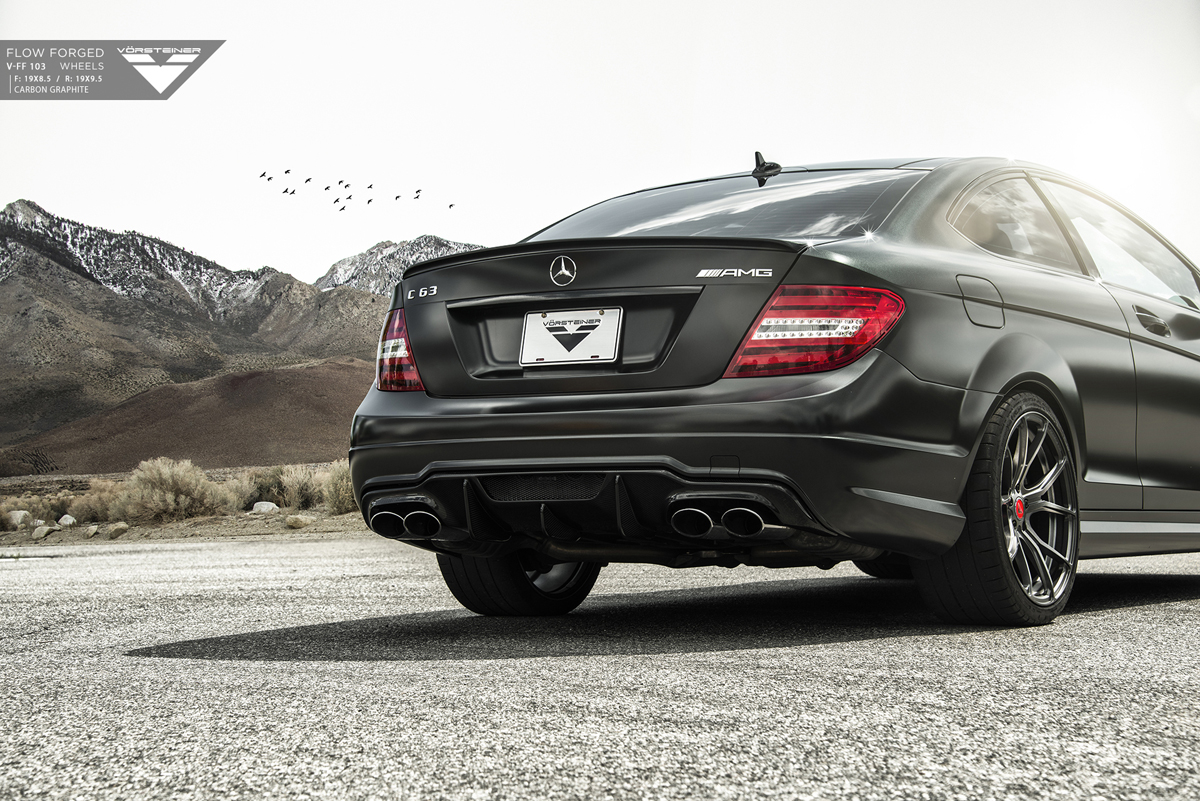 photo 6 Mercedes-Benz AMG C custom wheels Vorsteiner V-FF 103 19x8.5, ET , tire size X R19. 19x9.5 ET 